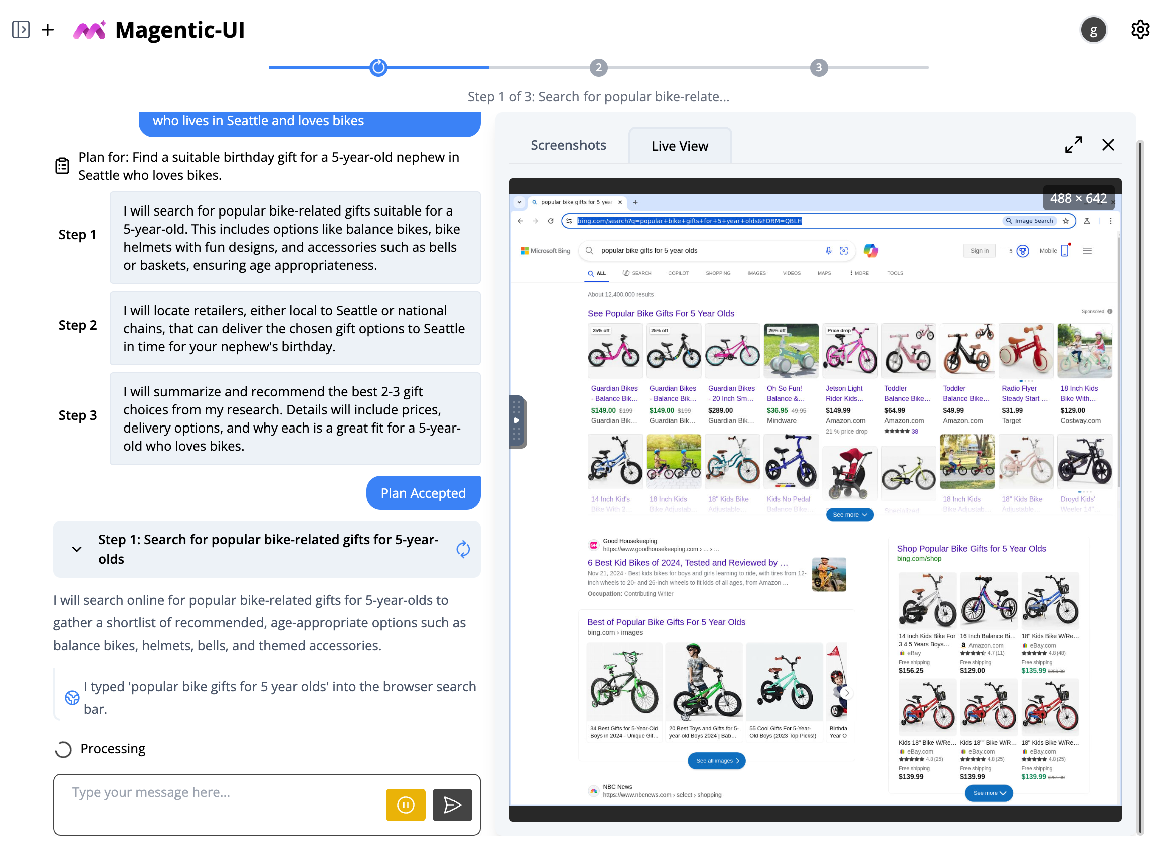 Magentic-UI: Human-centered web agent