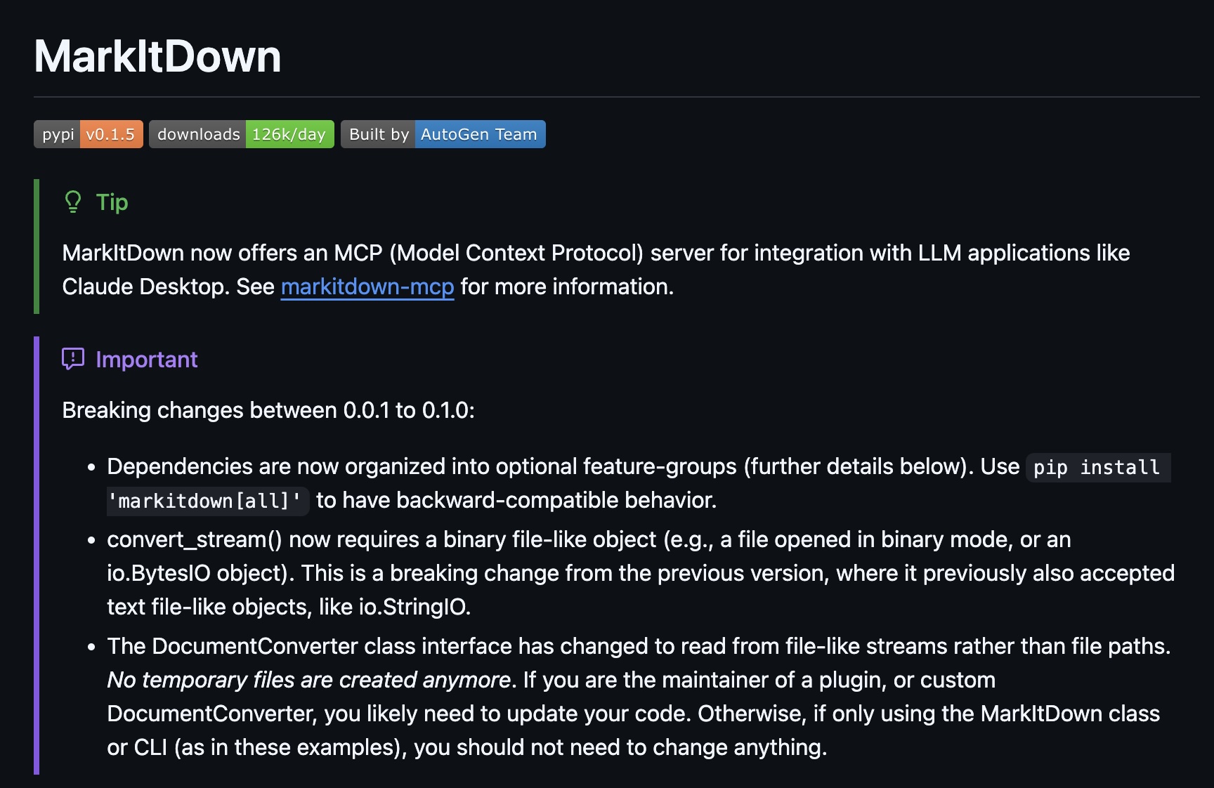 MarkItDown